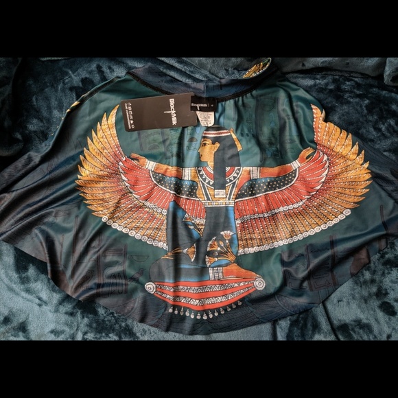 Blackmilk Dresses & Skirts - Blackmilk Egypt VS Goddess Inside Out Skater Skirt
